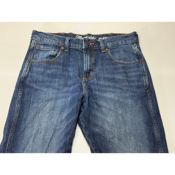 Wrangler Retro Men's Relaxed Bootcut Blue Denim Jeans - Size 30x29 - Picture 3 of 7